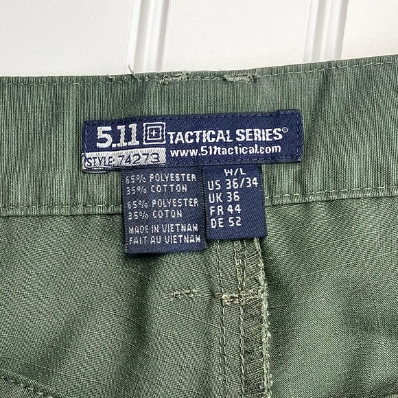 •5.11 Tactical• Taclite Pro Ripstop Pant-olive green - Picture 11 of 13